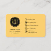 Carte De Visite Logo Jaune (Devant)