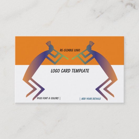 Carte de visite Logo Kokopelli (Devant)