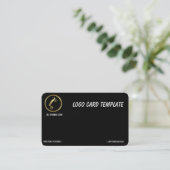 Carte de visite Logo Kokopelli Or (Debout devant)