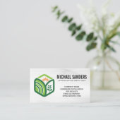 Carte De Visite Logo Landscaper | Illustrations de jardinage (Debout devant)