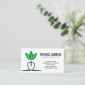 Carte De Visite Logo Landscaper | Jardinage (Debout devant)
