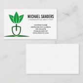 Carte De Visite Logo Landscaper | Jardinage (Devant / Derrière)