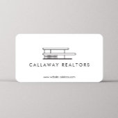 Carte De Visite Logo Logo Immobilier moderne unique