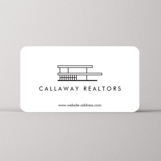 Carte De Visite Logo Logo Immobilier moderne unique