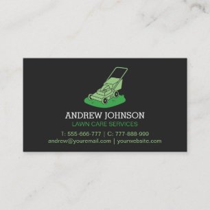 Carte De Visite Logo Logo Logo - Services d'amarrage de pelouse