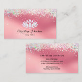 Carte De Visite logo lotus (Devant / Derrière)