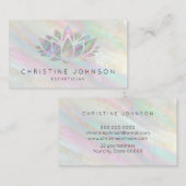 Carte De Visite logo lotus (Devant / Derrière)