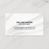 Carte De Visite Logo Lux Immobilier Moderne (Dos)