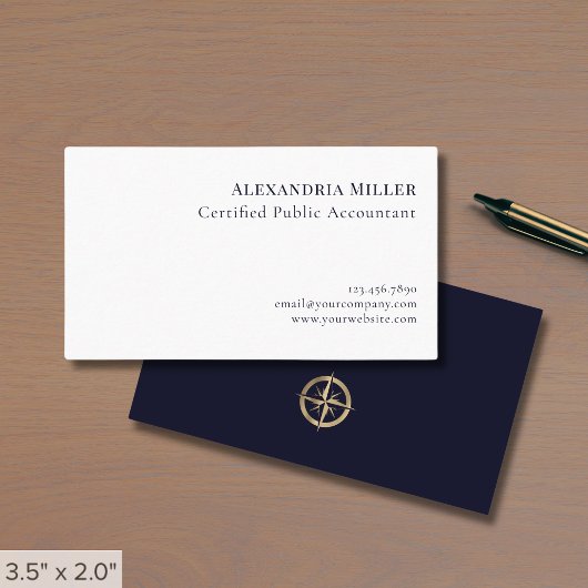 Carte De Visite Logo Luxe Moderne Simple
