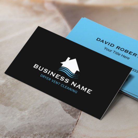Carte De Visite Logo Maison & Breeze Chimney & Sèche Nettoyage des