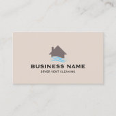 Carte De Visite Logo Maison & Breeze Chimney Sèche-Vent Nettoyage  (Devant)