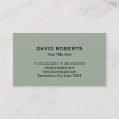 Carte De Visite Logo Maison & Breeze Chimney Sèche-Vent Nettoyage  (Dos)