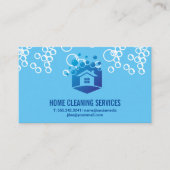 Carte De Visite Logo Maison | Bulles de Savon (Devant)