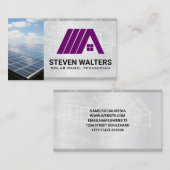 Carte De Visite Logo Maison | Entrepreneur Général (Devant / Derrière)