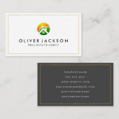 Carte De Visite Logo Maison et Sunshine (Devant / Derrière)