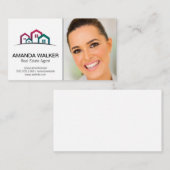 Carte De Visite Logo Maisons | Image du réviseur (Devant / Derrière)