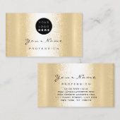 Carte De Visite Logo maquillage Artiste ongles cheveux professionn (Devant / Derrière)