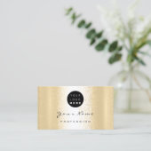 Carte De Visite Logo maquillage Artiste ongles cheveux professionn (Debout devant)