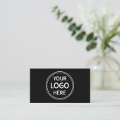 Carte De Visite Logo Marque sur Mesure pour Votre (Debout devant)