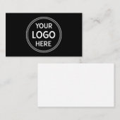 Carte De Visite Logo Marque sur Mesure pour Votre (Devant / Derrière)