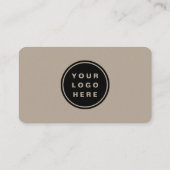 Carte De Visite Logo Marron (Dos)