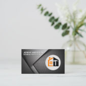 Carte De Visite Logo marteau de maison de construction (Debout devant)