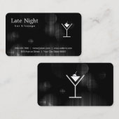 Carte De Visite Logo Martini Night Glow (Devant / Derrière)