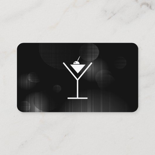 Carte De Visite Logo Martini Night Glow (Dos)