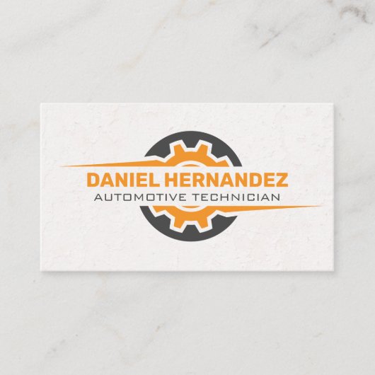 Carte De Visite Logo mécanique (Devant)