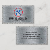 Carte De Visite Logo mécanique | Arrosage et piston (Devant / Derrière)