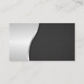 Carte De Visite Logo mécanique des clés automatiques | Metallique (Dos)