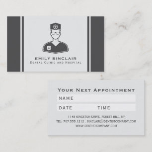 Carte De Visite Logo Médicale, Rendez-vous Dentiste