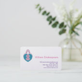 Carte De Visite Logo mère et bébé (Debout devant)