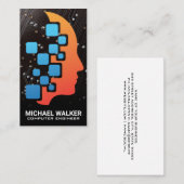 Carte De Visite Logo Mind Tech | Circuit Board (Devant / Derrière)