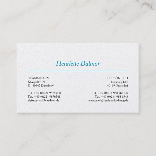 Carte De Visite Logo minimaliste (Devant)