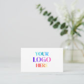 Carte De Visite Logo Minimaliste (Debout devant)