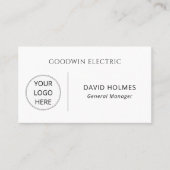 Carte De Visite Logo minimaliste simple (Devant)
