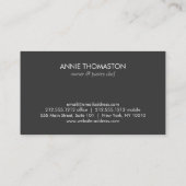 Carte De Visite Logo Mitt four pour boulangerie, articles de boula (Dos)