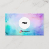 Carte De Visite Logo Modèle Esthétique (Dos)