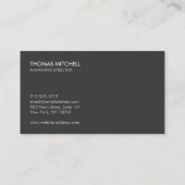 Carte De Visite Logo moderne 4 pour Immobilier, Constructeur, Arch (Dos)