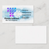 Carte De Visite Logo moderne de Bio Tech | Ingénieur (Devant / Derrière)