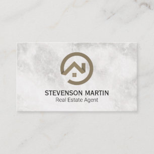 Carte De Visite Logo moderne de l'immobilier