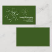 Carte De Visite Logo moderne de lutte antiparasitaire (Devant / Derrière)