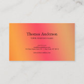 Carte De Visite Logo moderne de nid d'abeille hexagone (Dos)