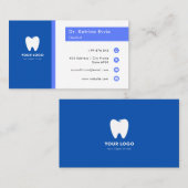 Carte De Visite Logo moderne Dentist Business (Devant / Derrière)