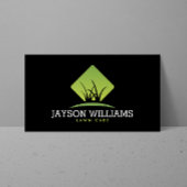 Carte De Visite Logo moderne d'entretien de pelouse/d'aménagement