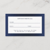 Carte De Visite Logo moderne élégant Dentist Photo (Dos)