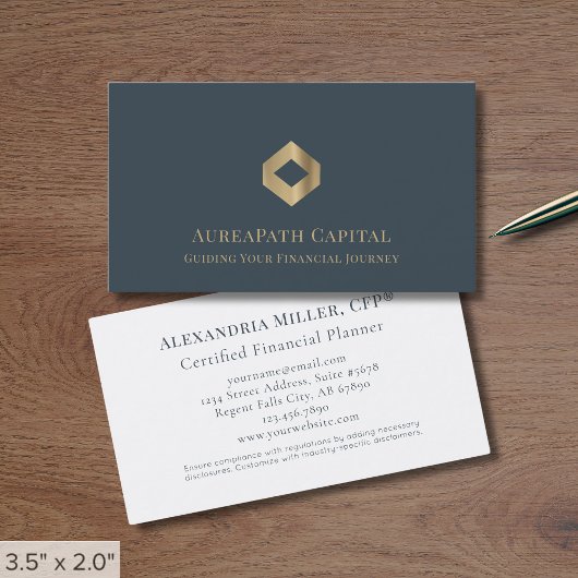 Carte De Visite Logo moderne élégant et luxueux