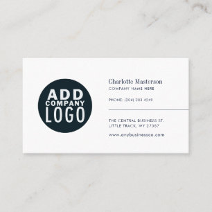Carte De Visite Logo moderne employés minimalistes