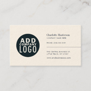 Carte De Visite Logo Moderne Minimaliste Entreprises Corporatives